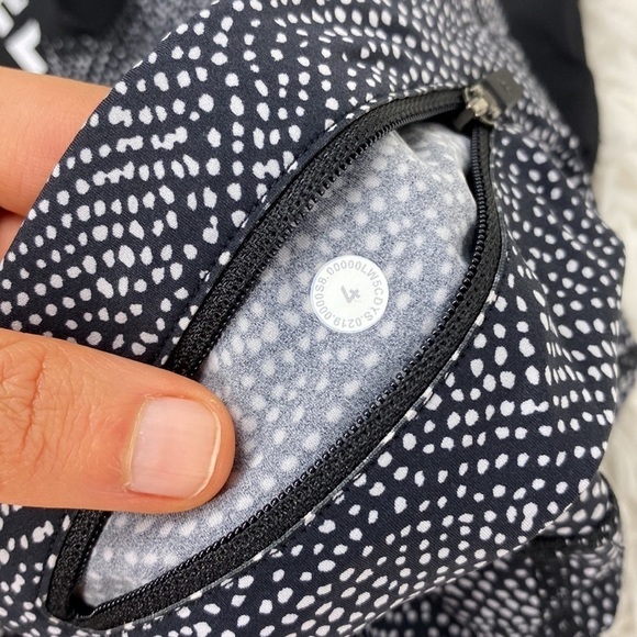 Lululemon Speed Wunder Tight *Asym Free Spirit Ice Grey Black / Black - Picture 5 of 6